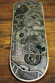 Mark 2 (Hand Carved Skateboard)