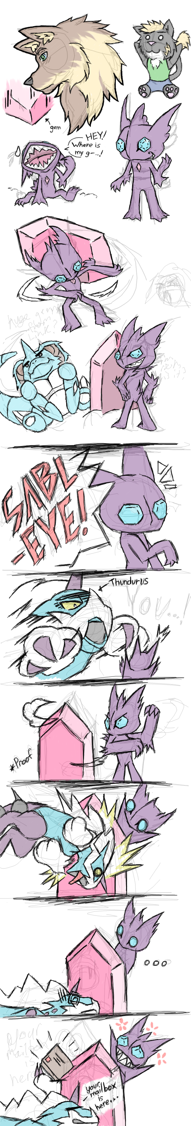 Sableye Quote Mega Sableye's doodle by LightingTiger on DeviantArt