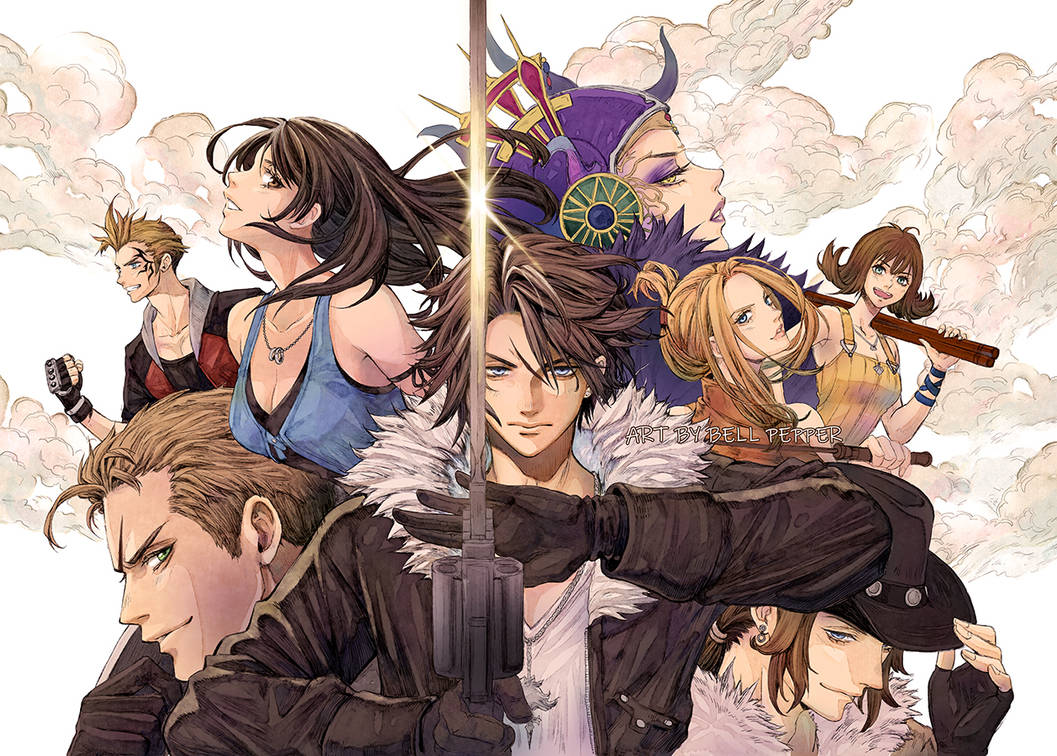Ff8 Drawing Final Fantasy VIII by Bellpepper-art on DeviantArt