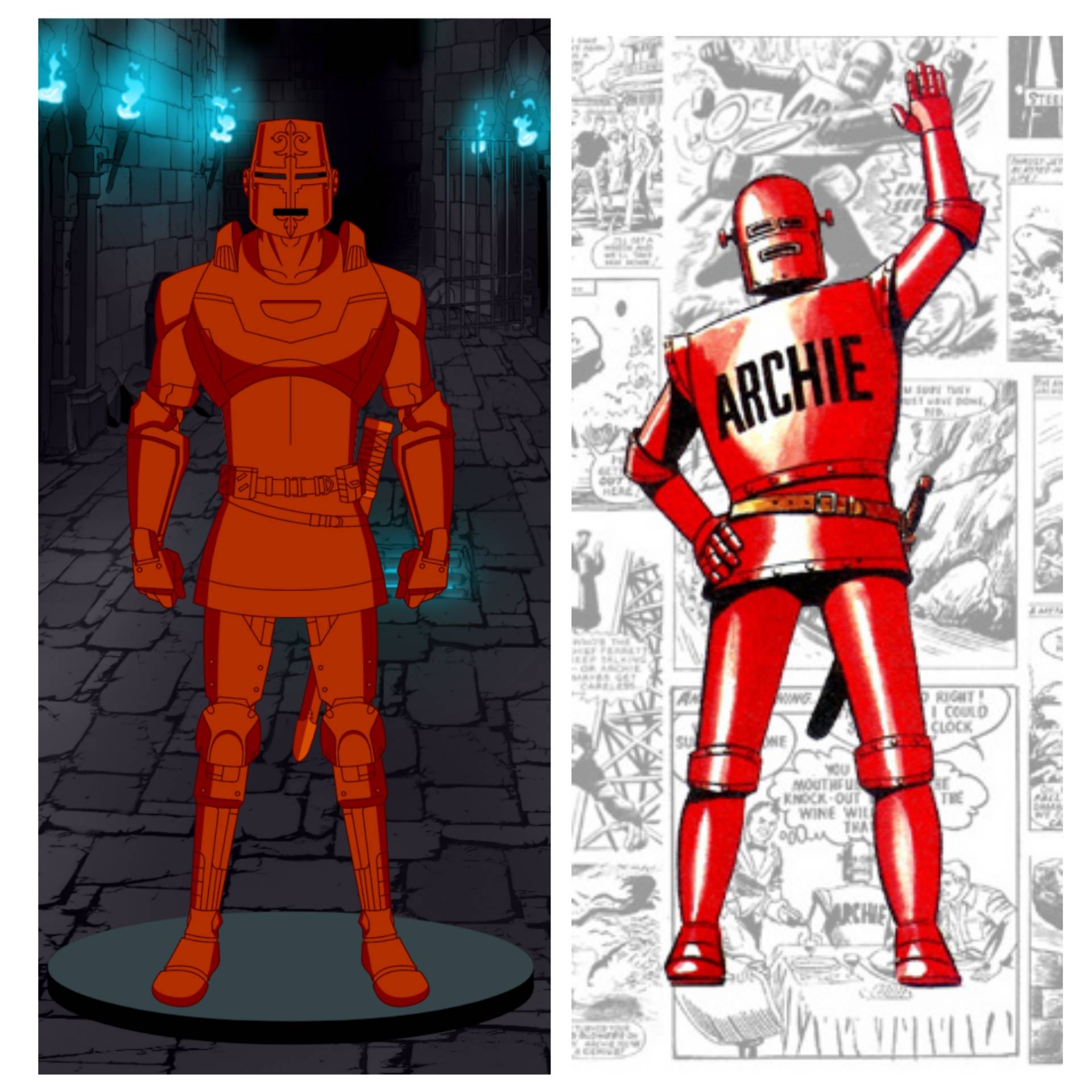 ROBOT ARCHIE ALBION COMPARISON by cronoztak45 on DeviantArt