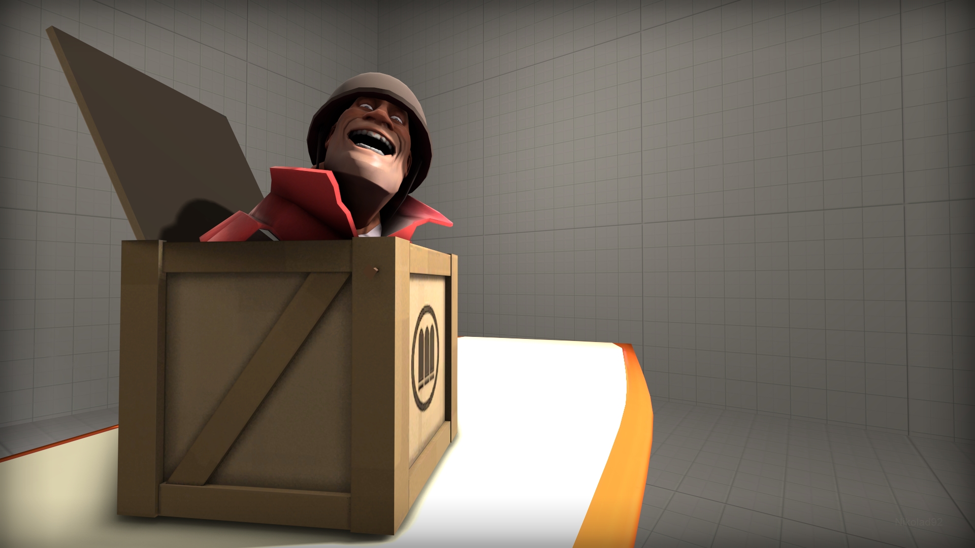 Soldier in a box