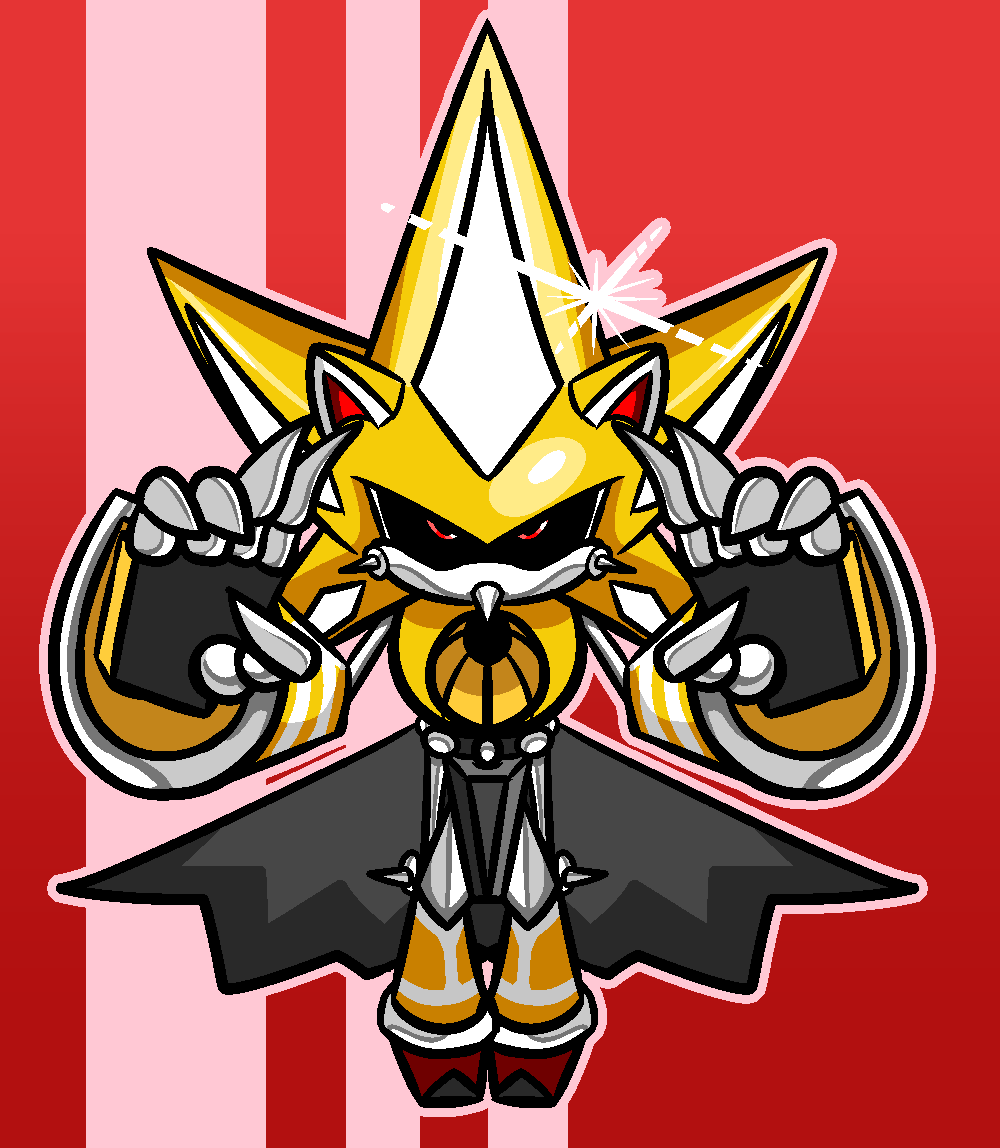 Neo Metal Sonic icon  Sonic art, Sonic, Metal