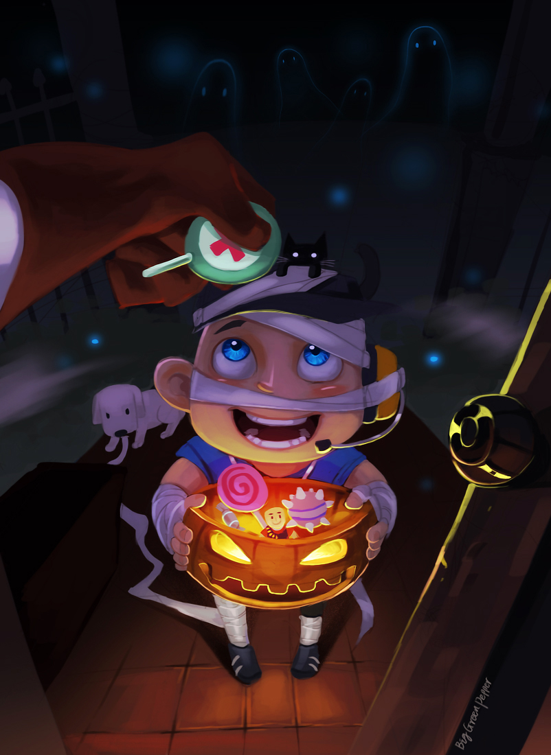 TF2 Halloween little scout