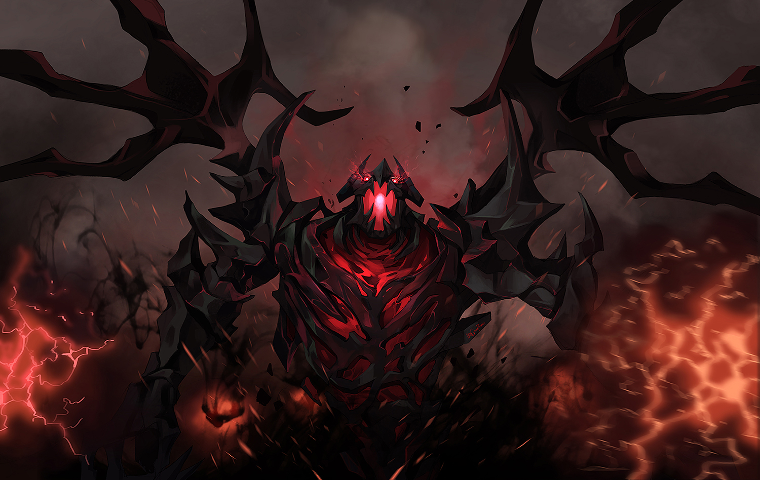 Dota2 Shadow Fiend Mousepads By Biggreenpepper On Deviantart