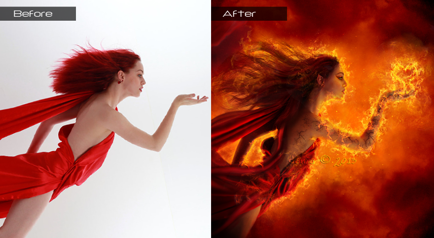 Before and After - Heart On Fire