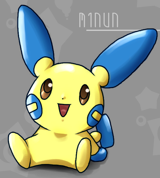 minun - colored