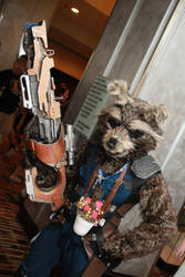 Rocket Raccoon at DragonCon 2015