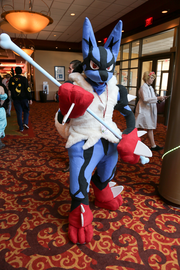 Mega Lucario at IchibanCon! SolarisPhoenix DeviantArt