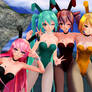 [MMD] Smexy Bunny Girls- Day by the beach