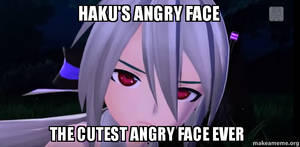 Haku's Angry Face Meme