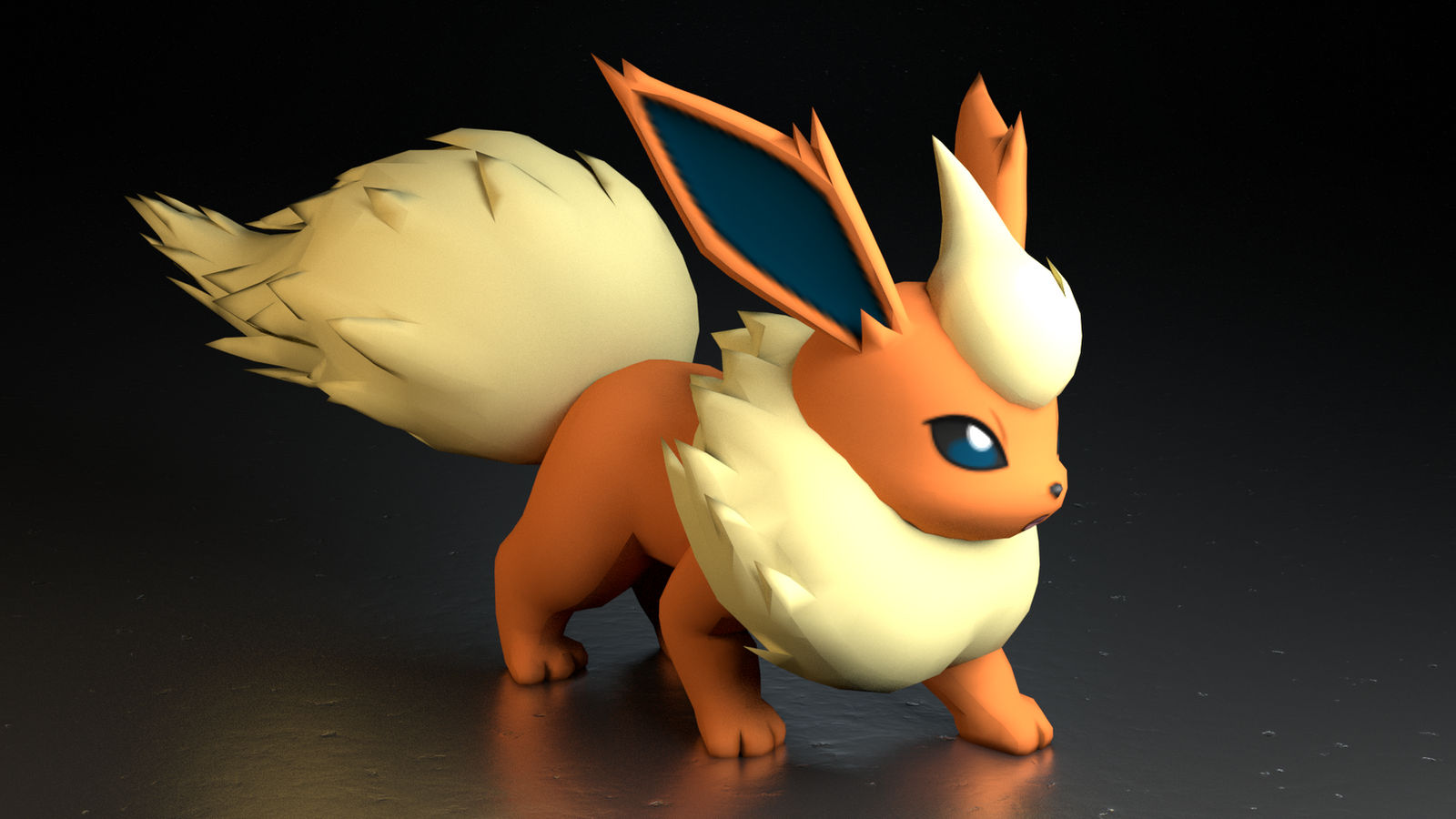 Eevee 3D Render Pokemon by MrPatafoin on DeviantArt