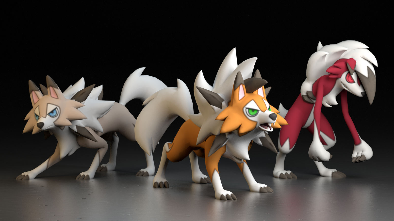 #745. Lycanroc by TheAdorableOshawott