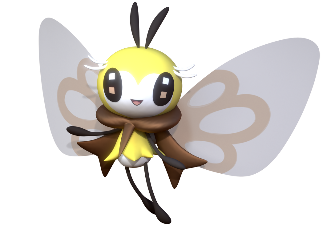 Realistic Ribombee Just a Ribombee by TheAdorableOshawott on DeviantArt