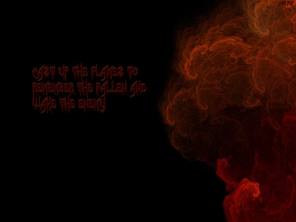 Cast Up The Flames