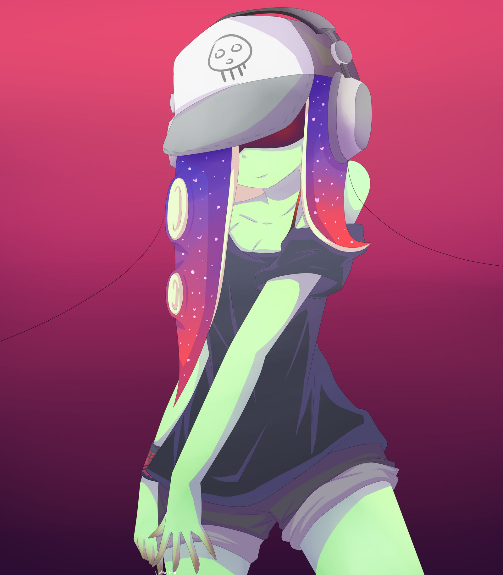 DJ Dedf1sh Splatoon 2 by pinkaito on DeviantArt