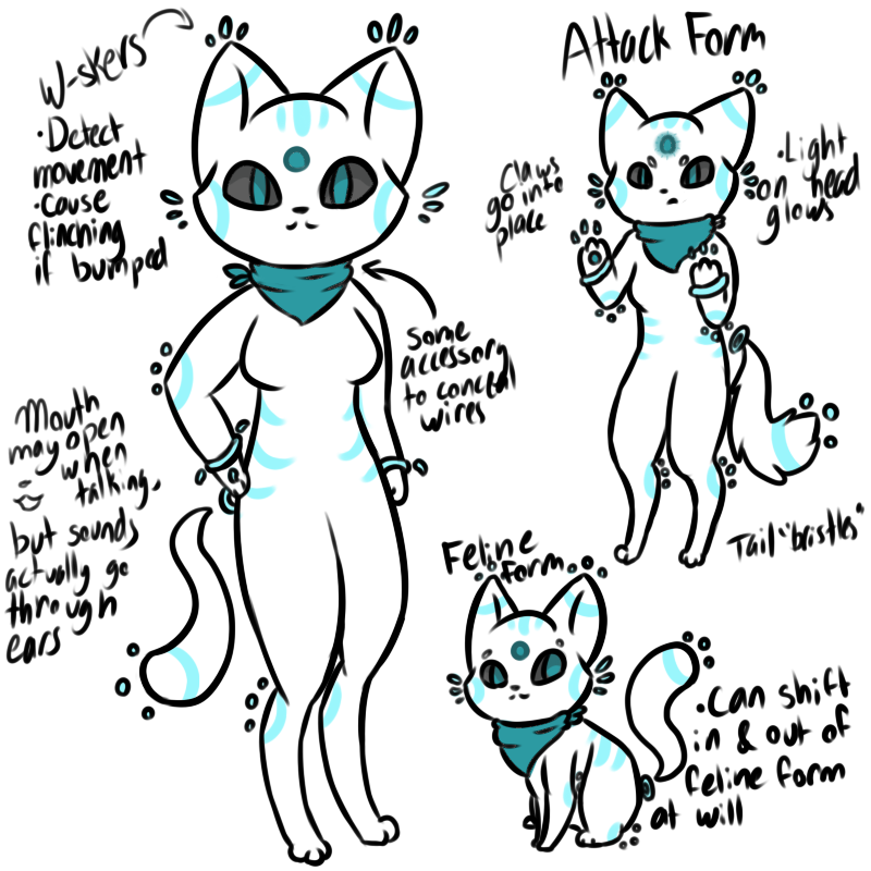 Cat Android Species Reference!