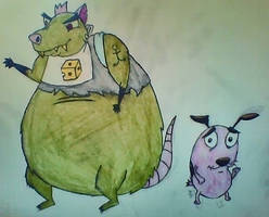 Courage the Cowardly Dog and Charlie the Mouse