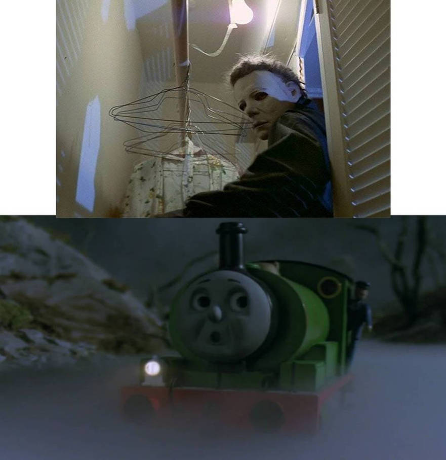 Percy Gets Scared by Michael Myers by joaocoppini on DeviantArt