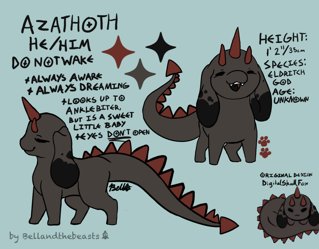Azathoth Reference Sheet by Bellandthebeasts on DeviantArt