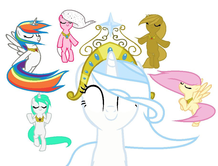 Mane 6 Base Elements Of Harmony : Popmannn Element Of Laughter Elements