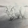 Charles R Knight Triceratops