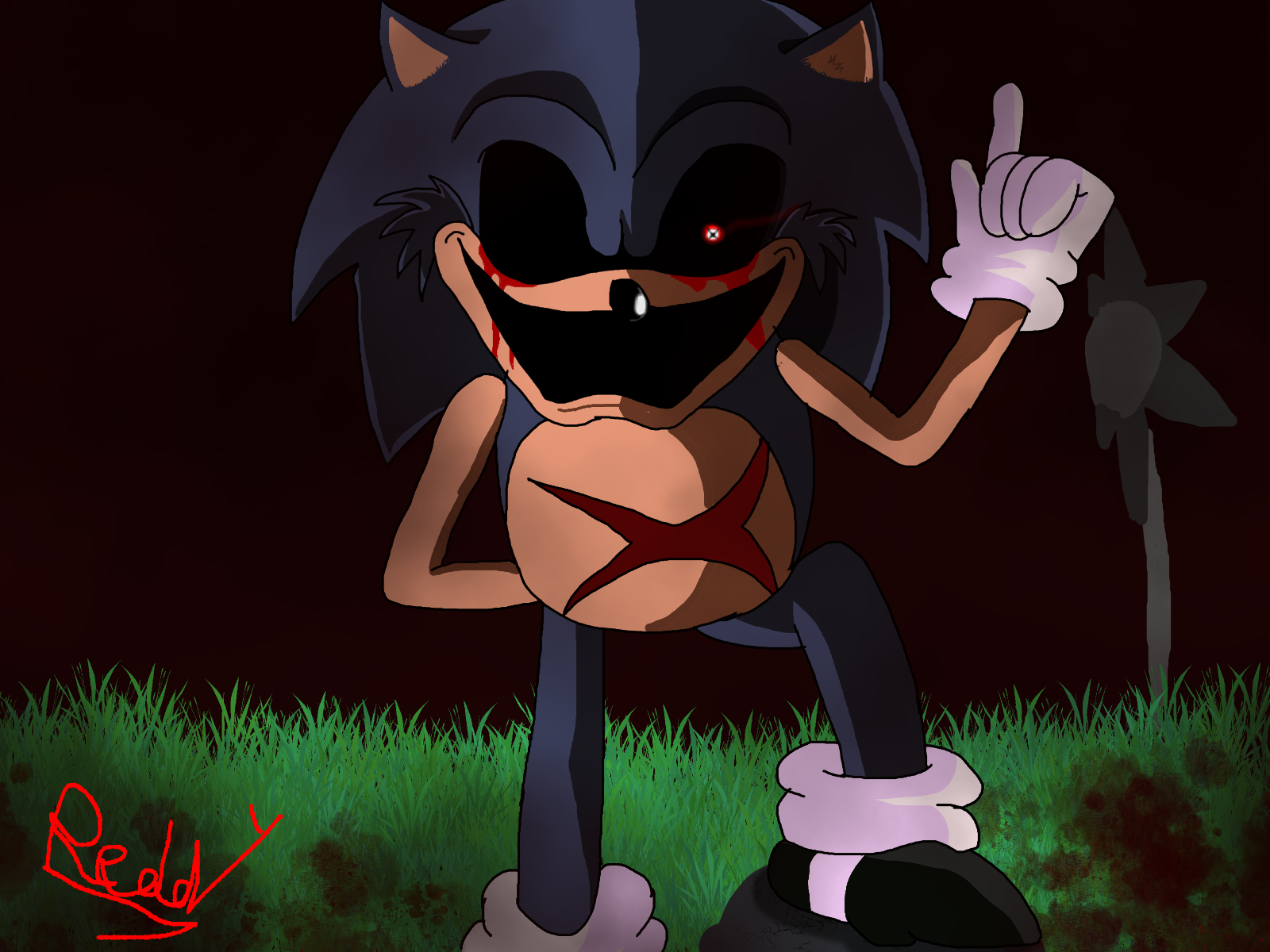 Lord X (Sonic.EXE) by ArtMama113 on DeviantArt