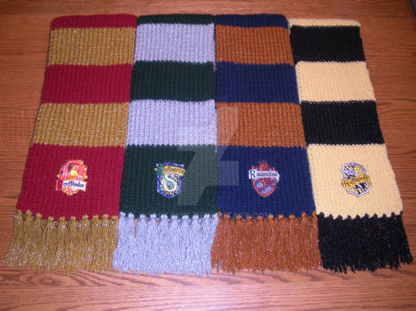 Harry Potter Hogwarts House Scarves