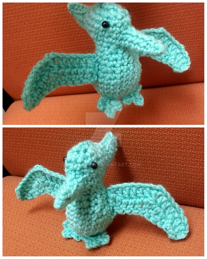 Crochet Pterodactyl Amigurumi by PiixXxiiE on DeviantArt