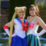 Sailor Moon and Sailor Jupiter Cosplay