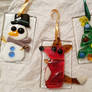 Fused Glass Christmas Ornaments