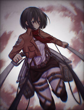 mikasa ackerman fanart