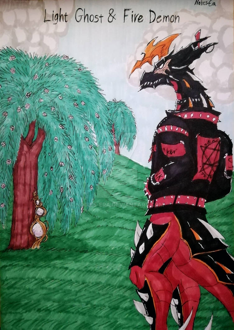 Fire Demon and Light Ghost cover by Noires-Era on DeviantArt