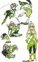 Elsword : Rena rough movement