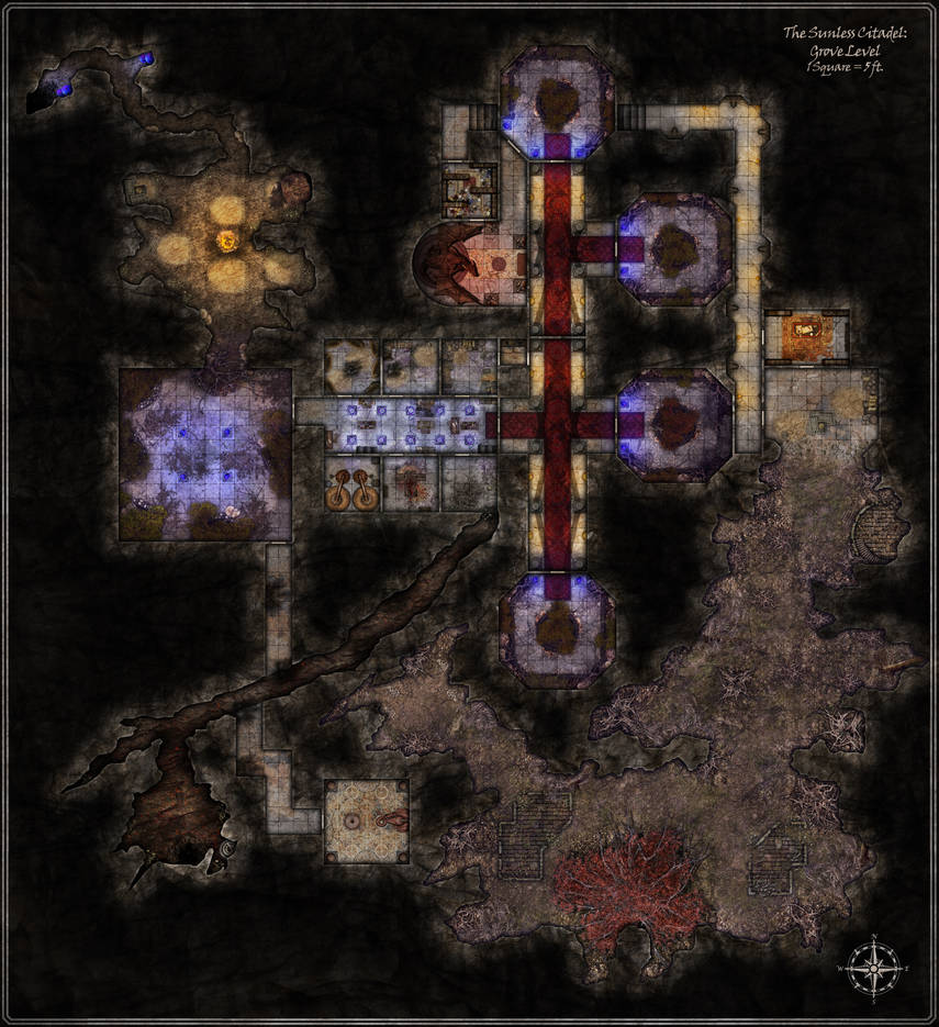 Sunless Citadel Grove Level by FoundryAtropos on DeviantArt