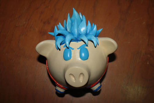 Goku SSblue Piggybank