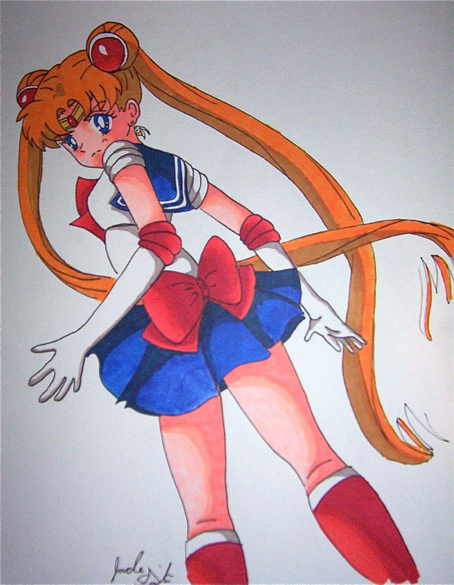 Sailor Moon Looking Back By Aloneintown On DeviantArt sailor-moon-looking-back-by-aloneintown-on-deviantart