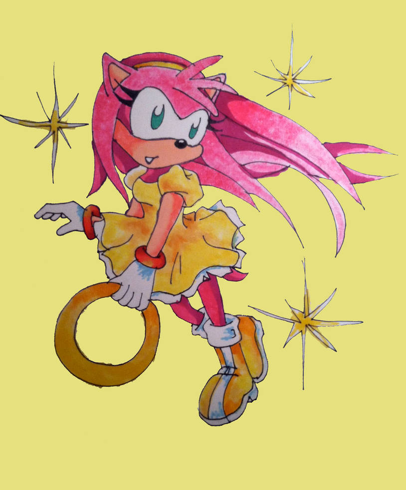 amy rose super by aloneintown on DeviantArt