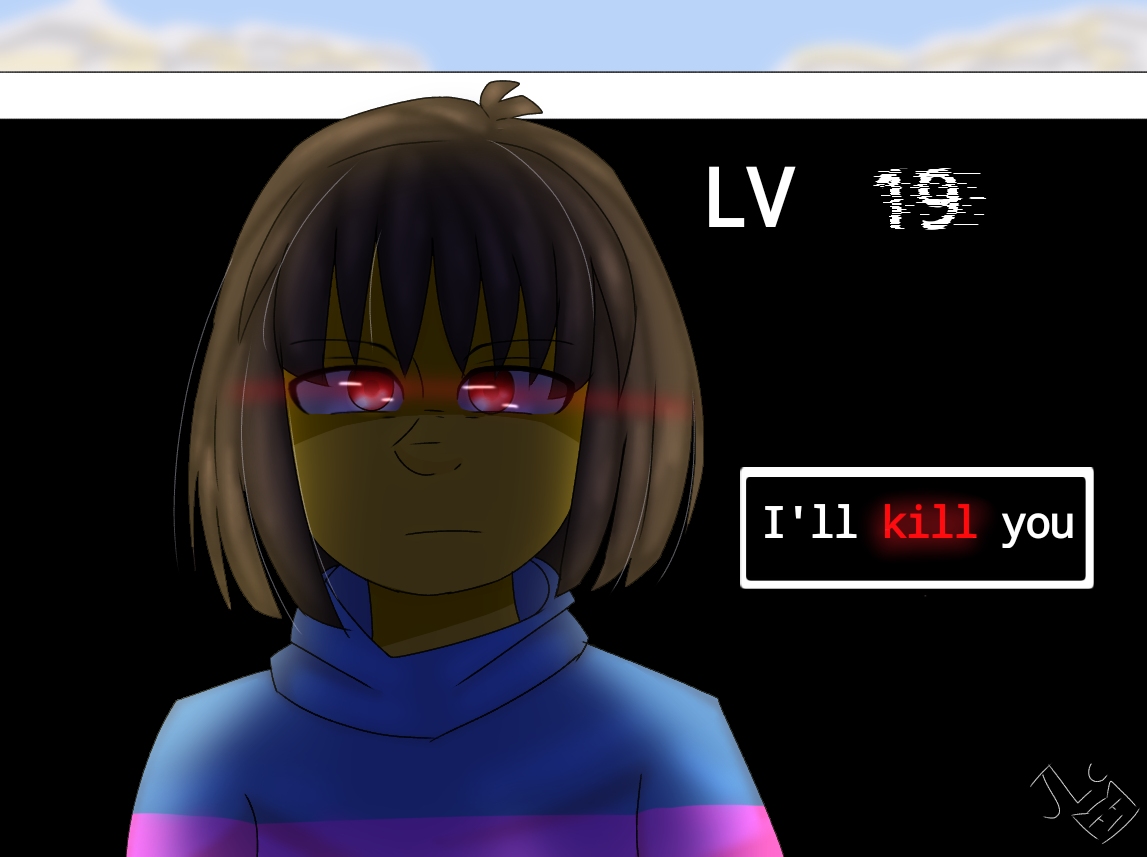 Glitchtale screenshot redraw - True Love by JulieLazycat on DeviantArt