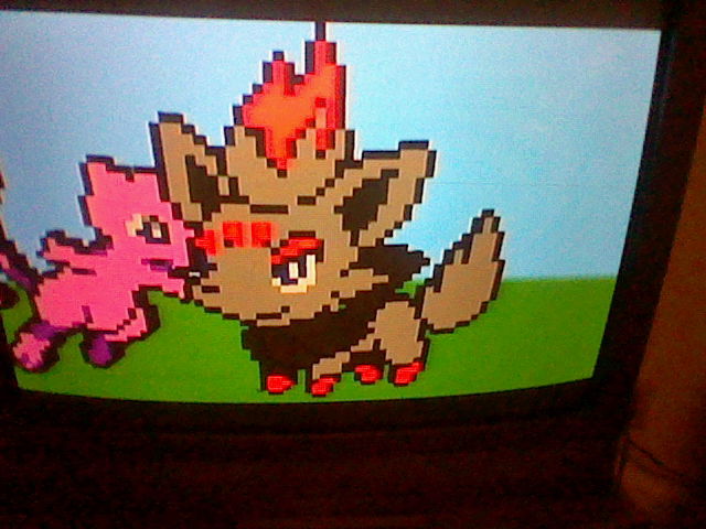 zorua pixel art in total miner