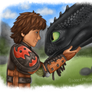 Hiccup and Toothless