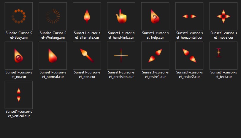 Peakarus Cursor Set (UPDATE-1) by rix-wn on DeviantArt