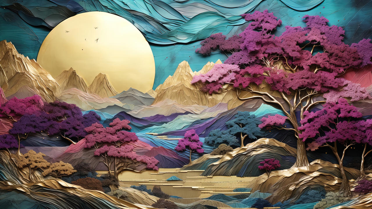 Landscape Out Ripped Paper Torn Paper Collage landscape-6 by riverfox1 on DeviantArt