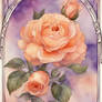 DreamUp Creation Art Nouveau Roses 9