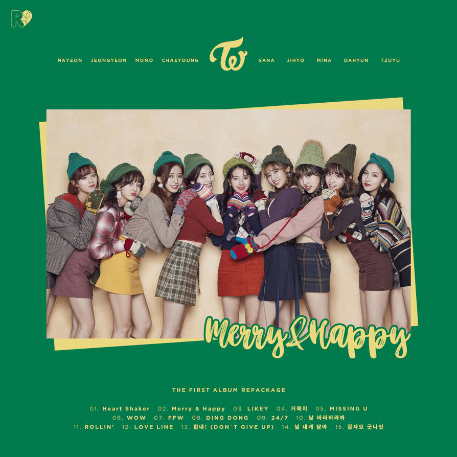 Twice Merry And Happy Album Cover By Areumdawokpop On Deviantart Twice Merry And Happy Album Cover By Areumdawokpop On Deviantart
