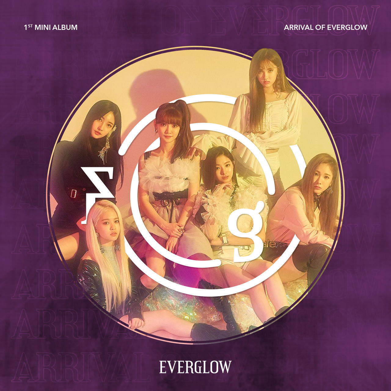Everglow 'Arrival of Everglow' album cover by AreumdawoKpop on DeviantArt