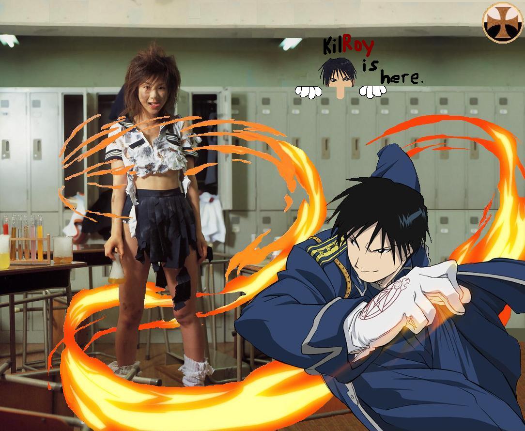 Roy Mustang On Fire