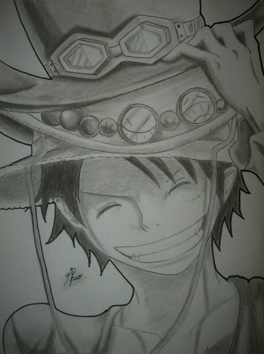 Luffy With Ace Sabo Hat Pawi Fan Art By Pawie12k On Deviantart Luffy With Ace Sabo Hat Pawi Fan Art By Pawie12k On Deviantart