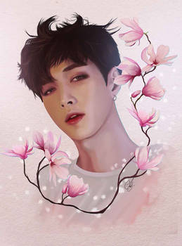 Lay and Flowers