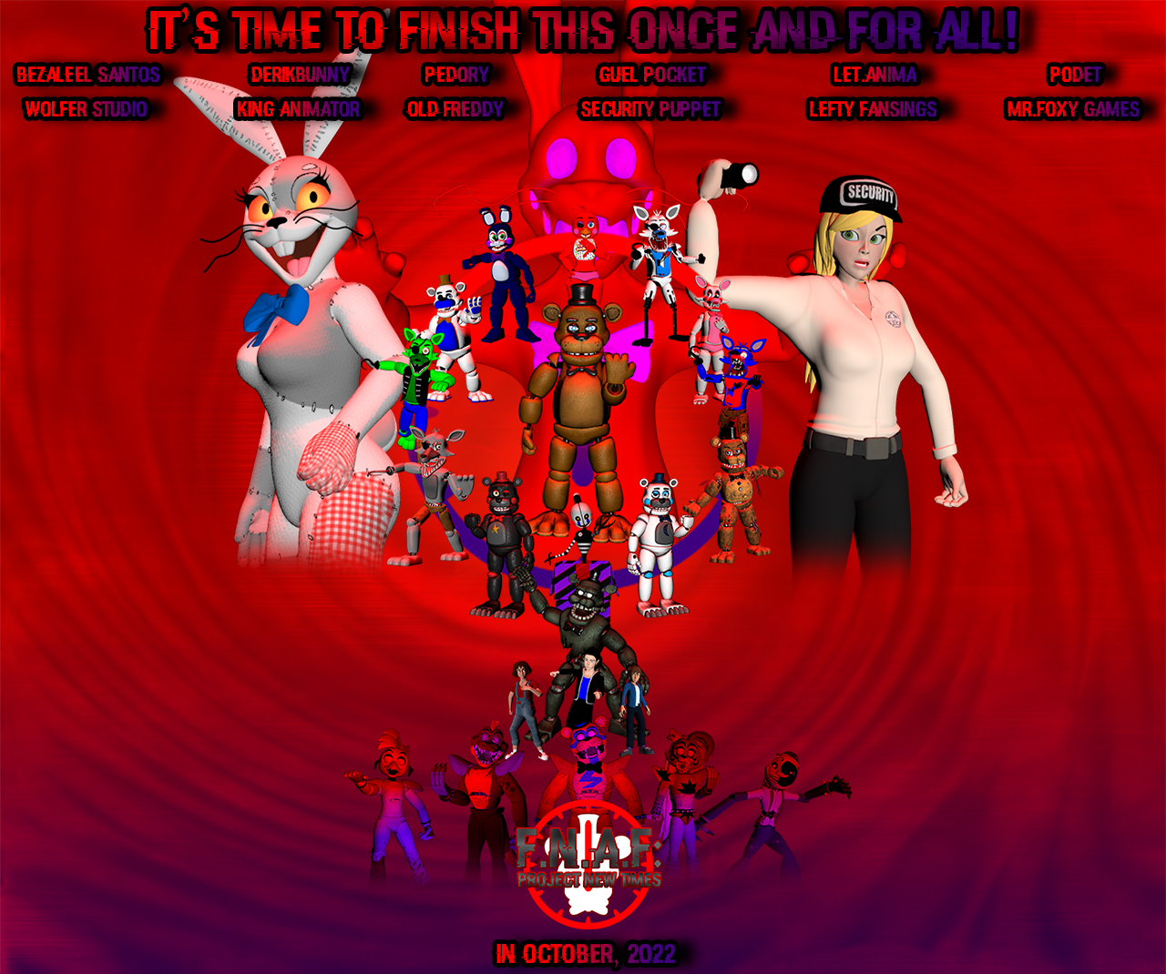 Official Art Poster of FNAF SB revealed! by beny2000 on DeviantArt