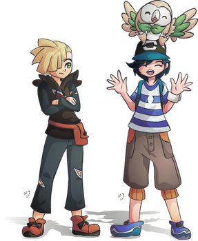 Gladion and Sun